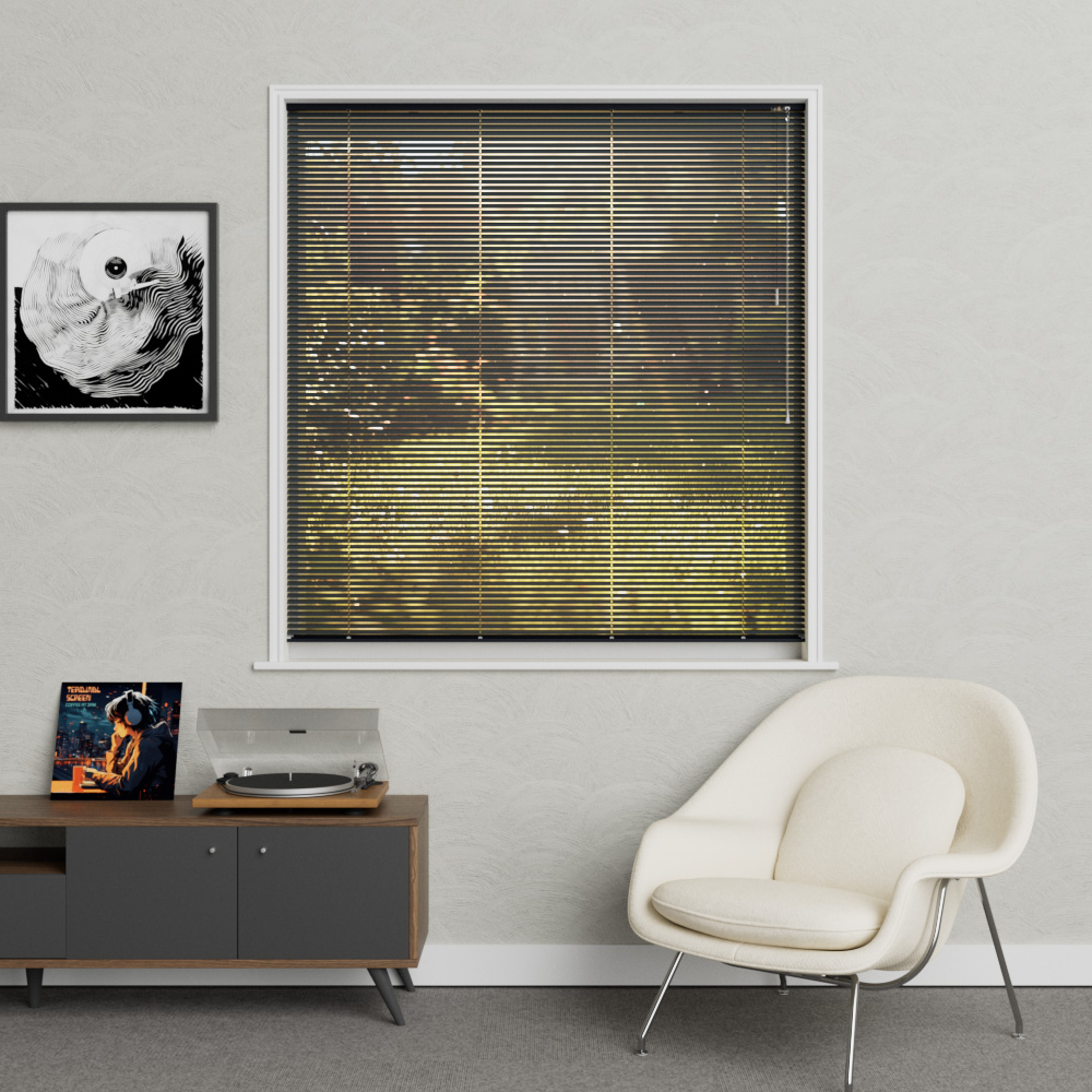 Aluminium Jaloezie Uni Zijdeglans 16mm Antraciet DJ1600