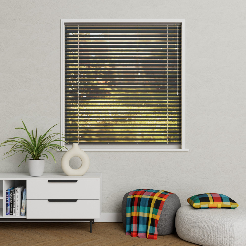 Aluminium Jaloezie Uni Zijdeglans 16mm Muis Grijs DJ1640