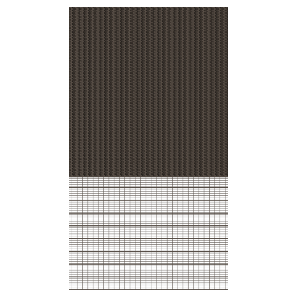 Alleen stof DR0124 donker bruin