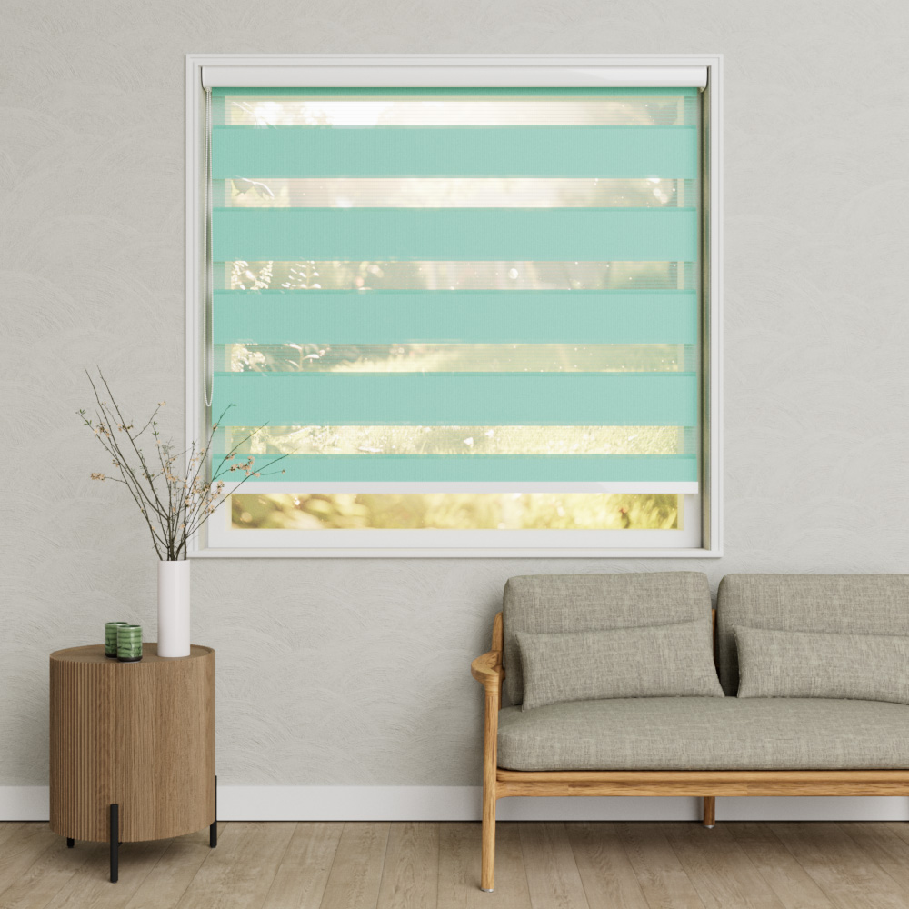 Alleen stof DR0128 ijsgroen