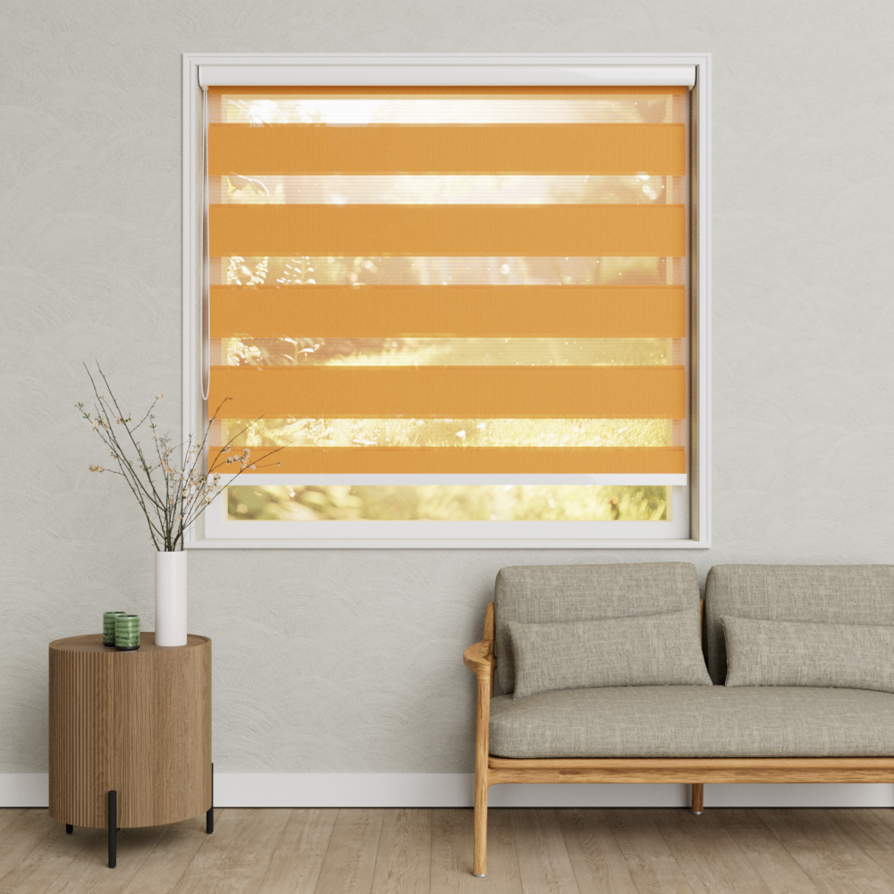 Alleen stof DR0136 mosterd