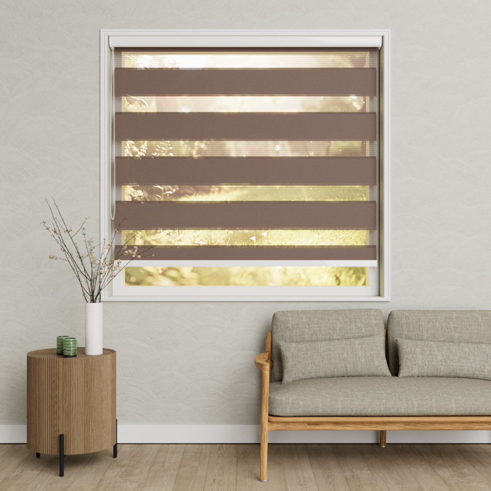 Alleen stof DR0112 donker taupe