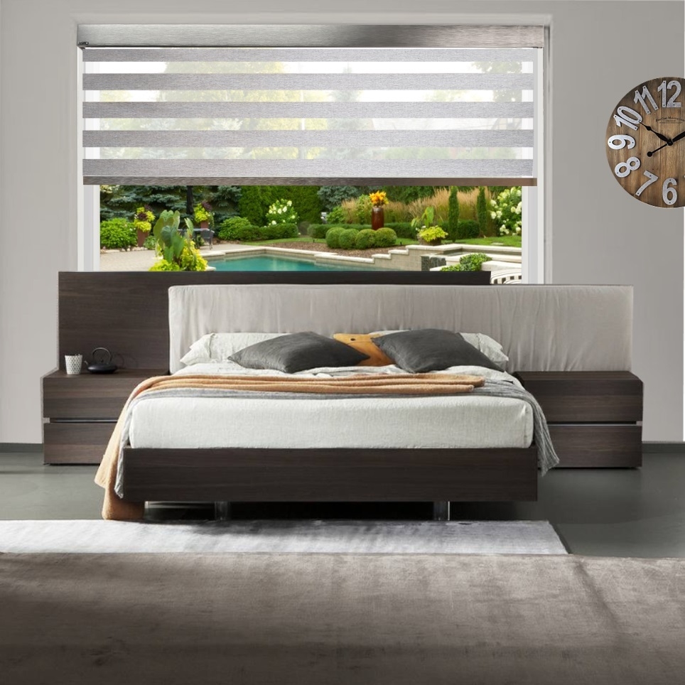 Alleen stof DR0642 steel grey