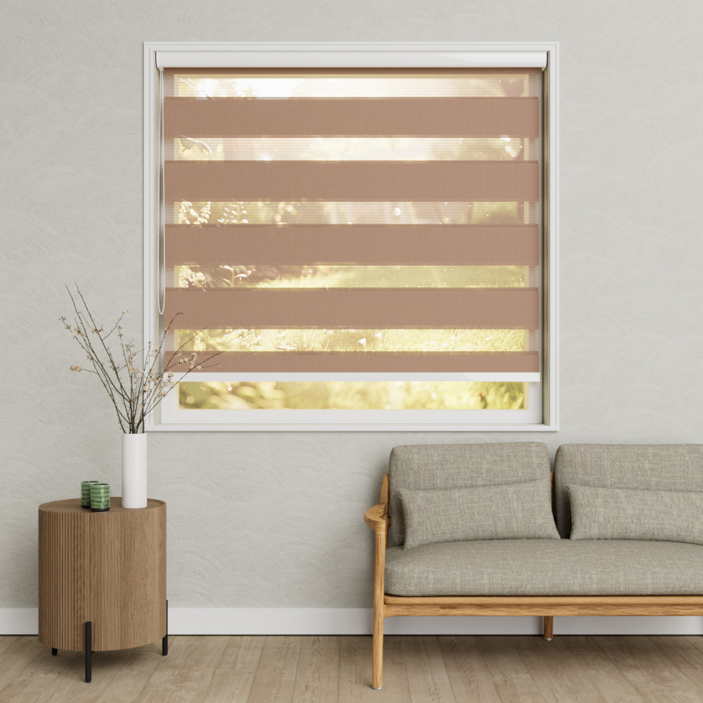 Alleen stof DR1120 midden taupe