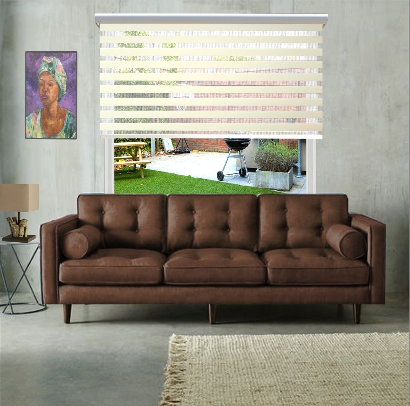 Alleen stof DR1139 oyster