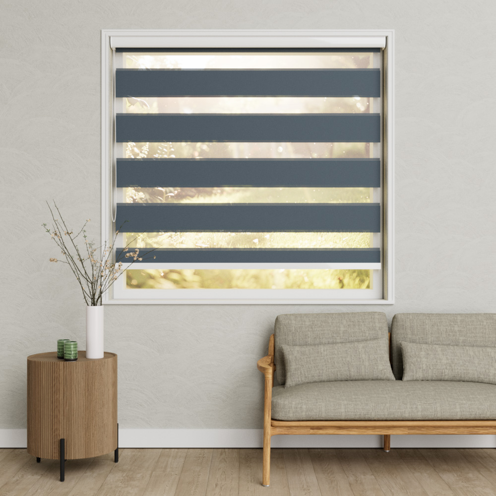 Alleen stof DR0753 donker grijs