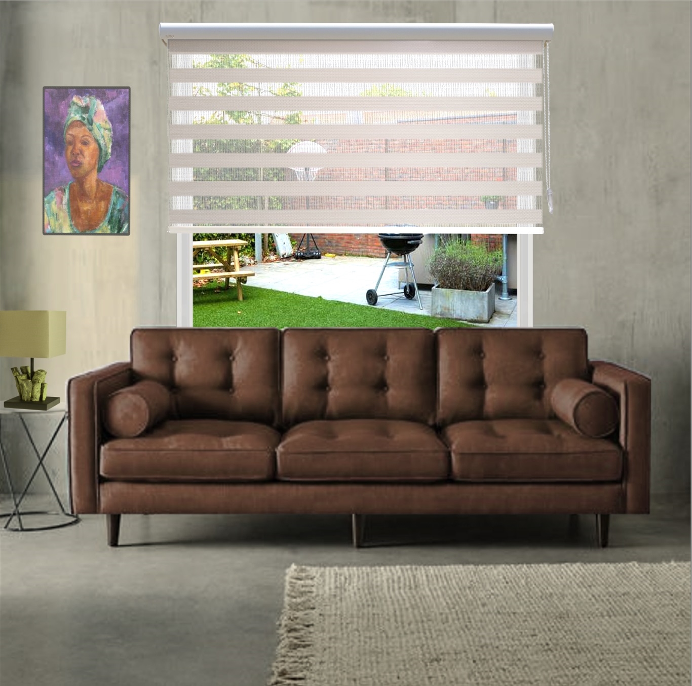 Alleen stof DR0211 white wash