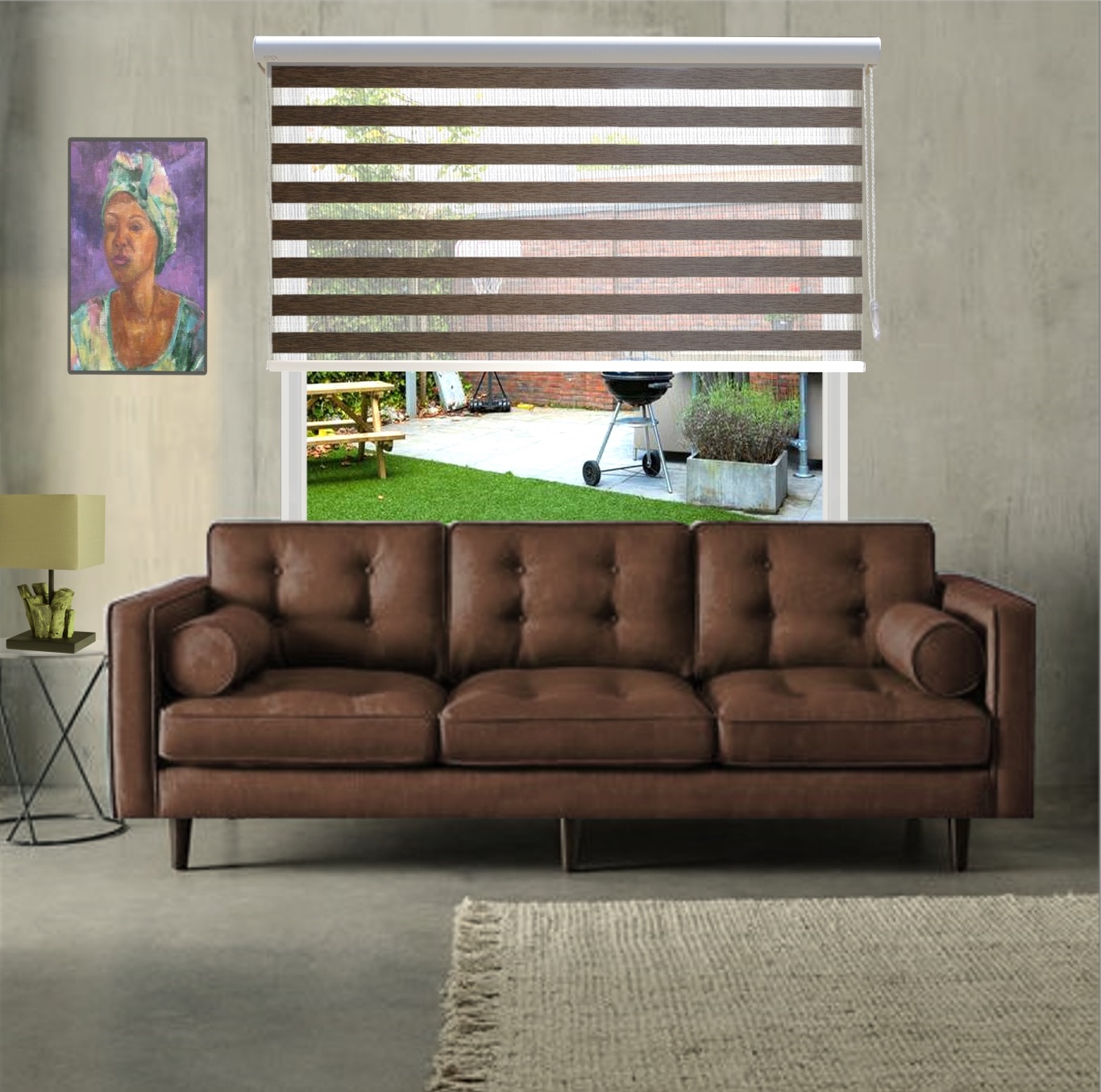 Alleen stof DR0214 lava wash