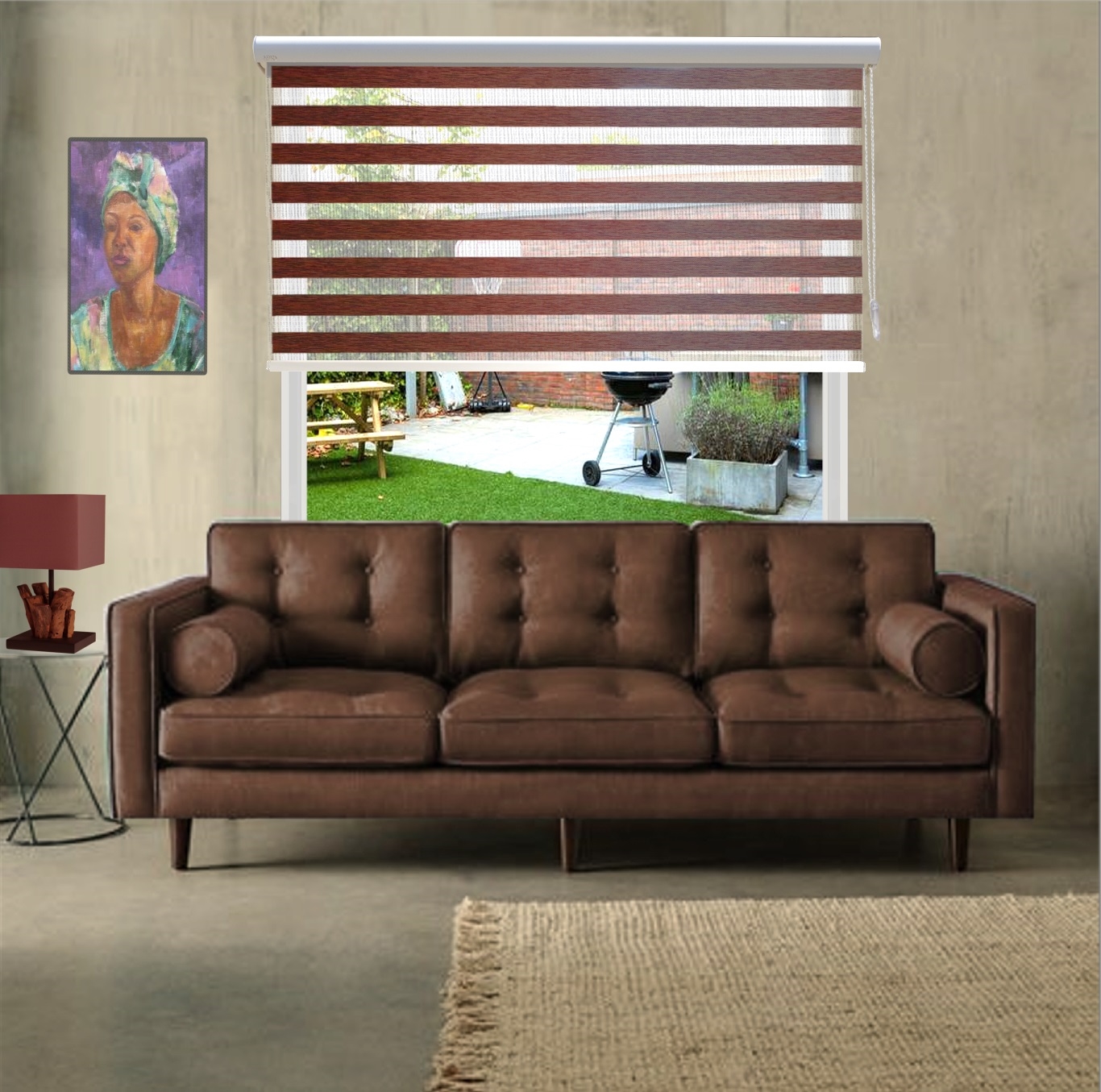 Alleen stof DR0215 stone wash