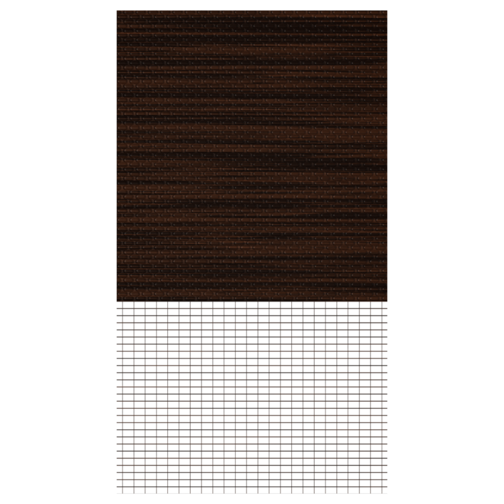 Alleen stof DR0620 walnoot
