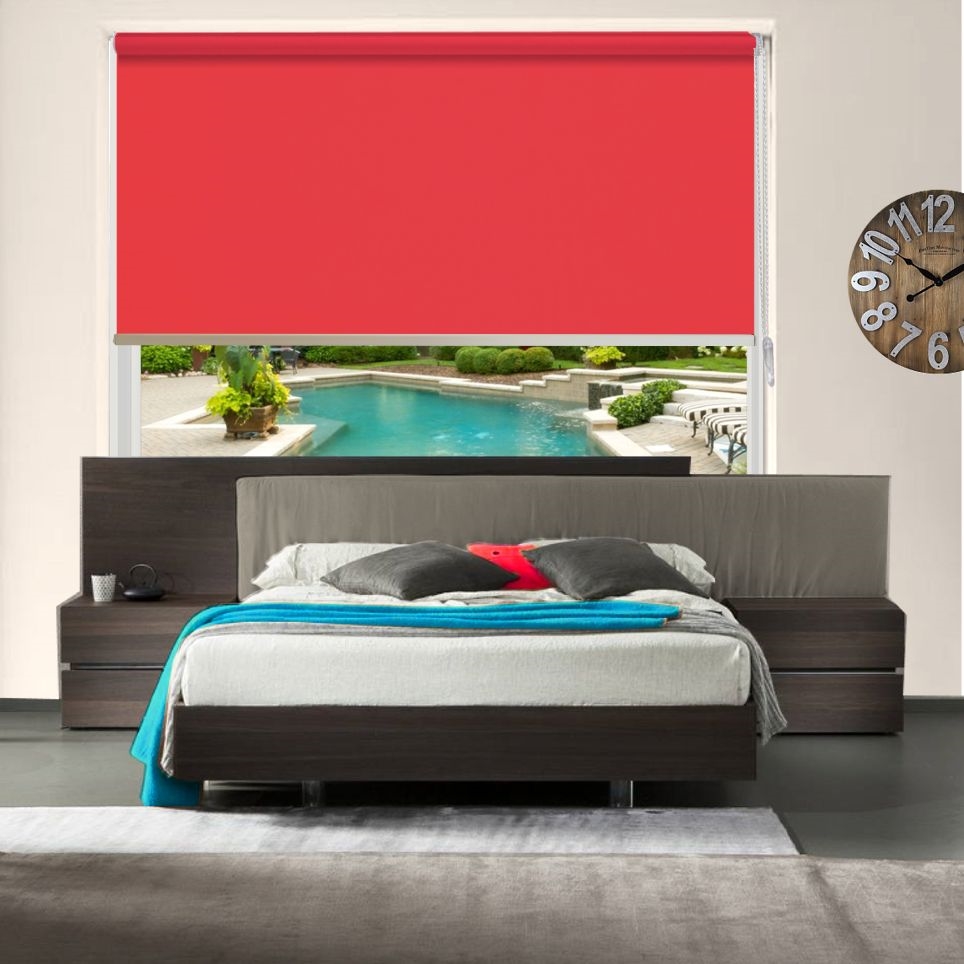 Alleen stof VR1421 rood