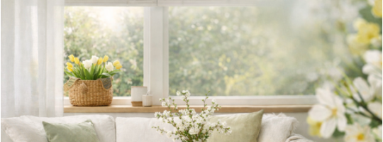 Upgrade jouw lente interieur met raamdecoratie op maat