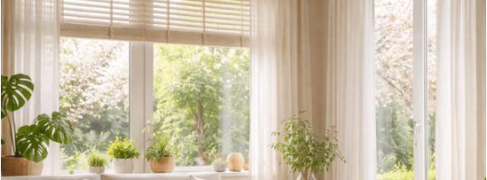 Raamdecoratie voor het voorjaar: licht, rust en een frisse uitstraling