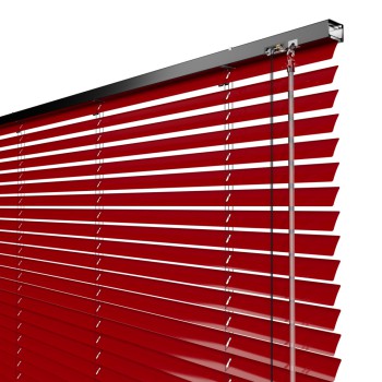 Victoria M. Aluminium jaloezie, 145 x 220 cm, wit, jaloezie zonder boren, incl. klemclips
