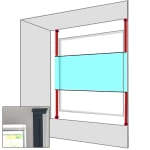 Plakken op kozijn antraciet