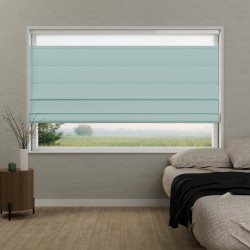 Vouwgordijn Violette dim‑out – ca. 95% verduisterend, op maat, kettingbediend