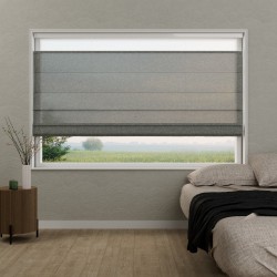 Vouwgordijn Victoria semi-transparant – lichtdoorlatend, op maat, kettingbediend