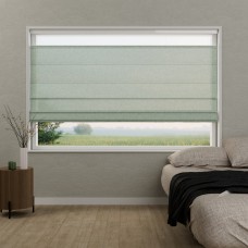 Vouwgordijn Victoria semi-transparant – lichtdoorlatend, op maat, kettingbediend