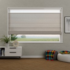 Vouwgordijn Vivienne transparant – dun geweven, verschillende schakeringen, op maat, kettingbediend