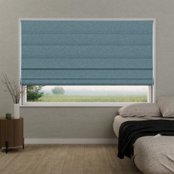 Vouwgordijn Victoria semi-transparant – lichtdoorlatend, op maat, kettingbediend