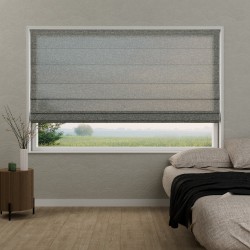 Vouwgordijn Victoria semi-transparant – lichtdoorlatend, op maat, kettingbediend