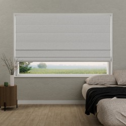 Vouwgordijn Violette dim‑out – ca. 95% verduisterend, op maat, kettingbediend