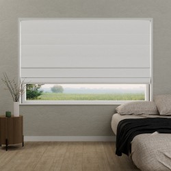 Vouwgordijn Violette dim‑out – ca. 95% verduisterend, op maat, kettingbediend