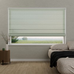 Vouwgordijn Vivienne transparant – dun geweven, verschillende schakeringen, op maat, kettingbediend