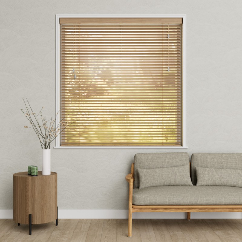 Houten jaloezie&euml;n op maat abachi