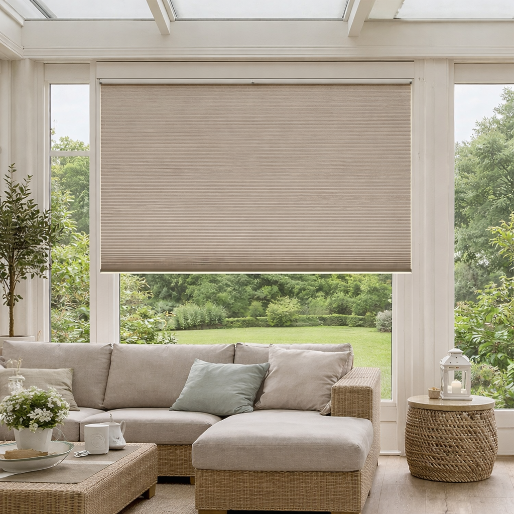 Raamdecoratie voor de veranda