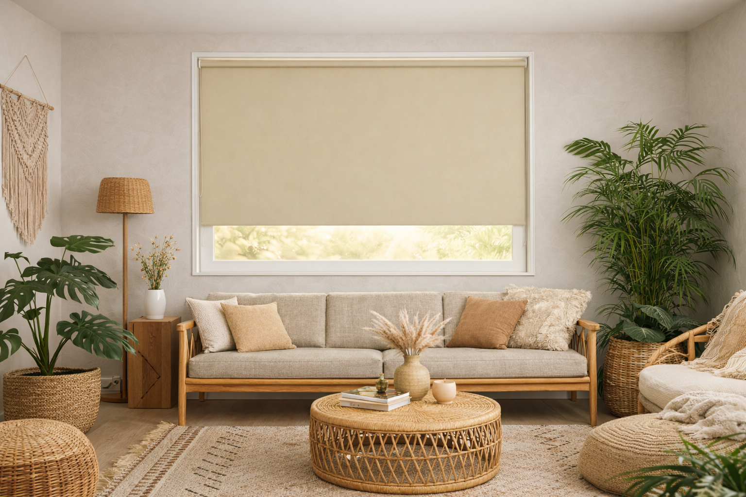 Bohemian interieur in een woonkamer