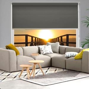 Zonwerende raambekleding op maat gemaakt
