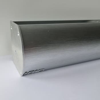 Cassette rolgordijn op maat design aluminium brushed