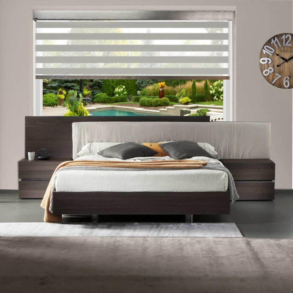 HEWO duo rolgordijn twilight verduisterend grey product afbeelding