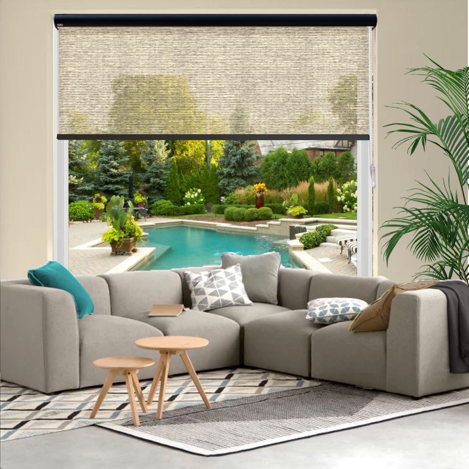 HEWO Rolgordijn cosy screen natur product afbeelding