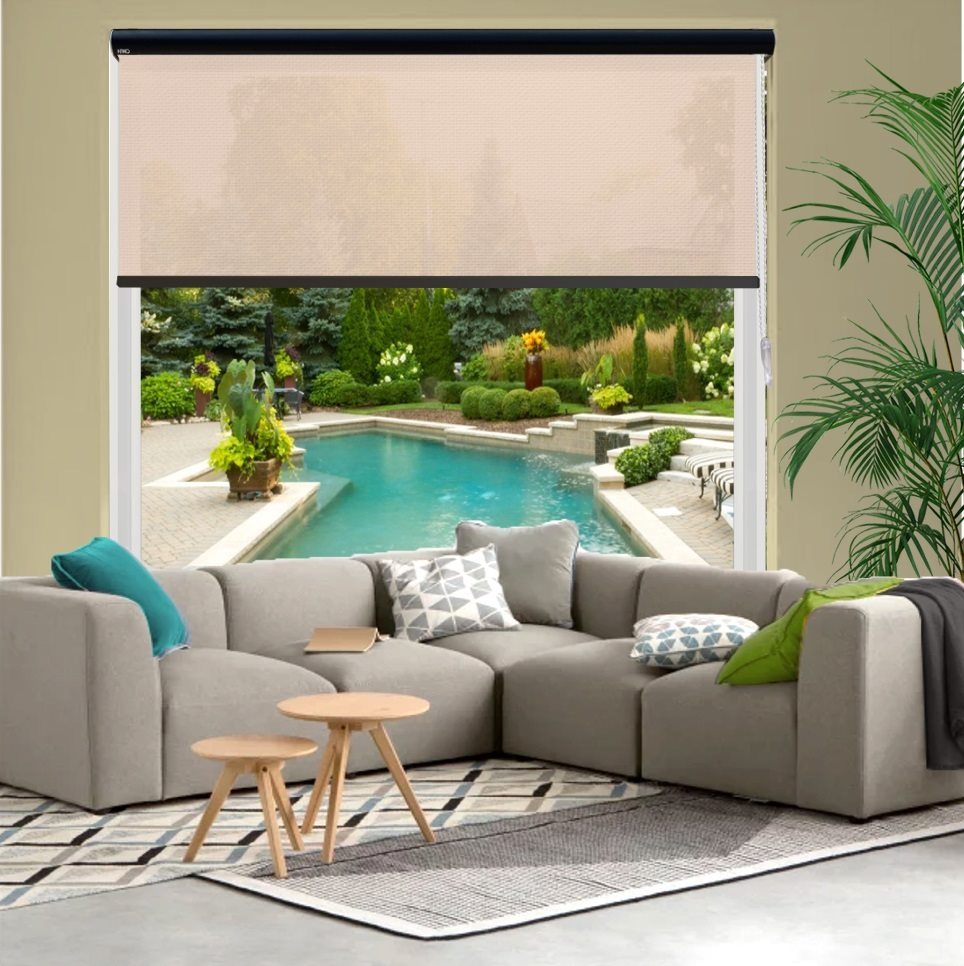 HEWO Rolgordijn cosy screen ecru product afbeelding