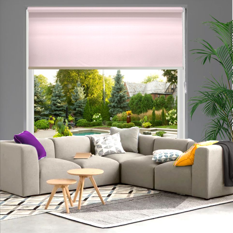 HEWO Rolgordijn velvet semitransparant lilac product afbeelding