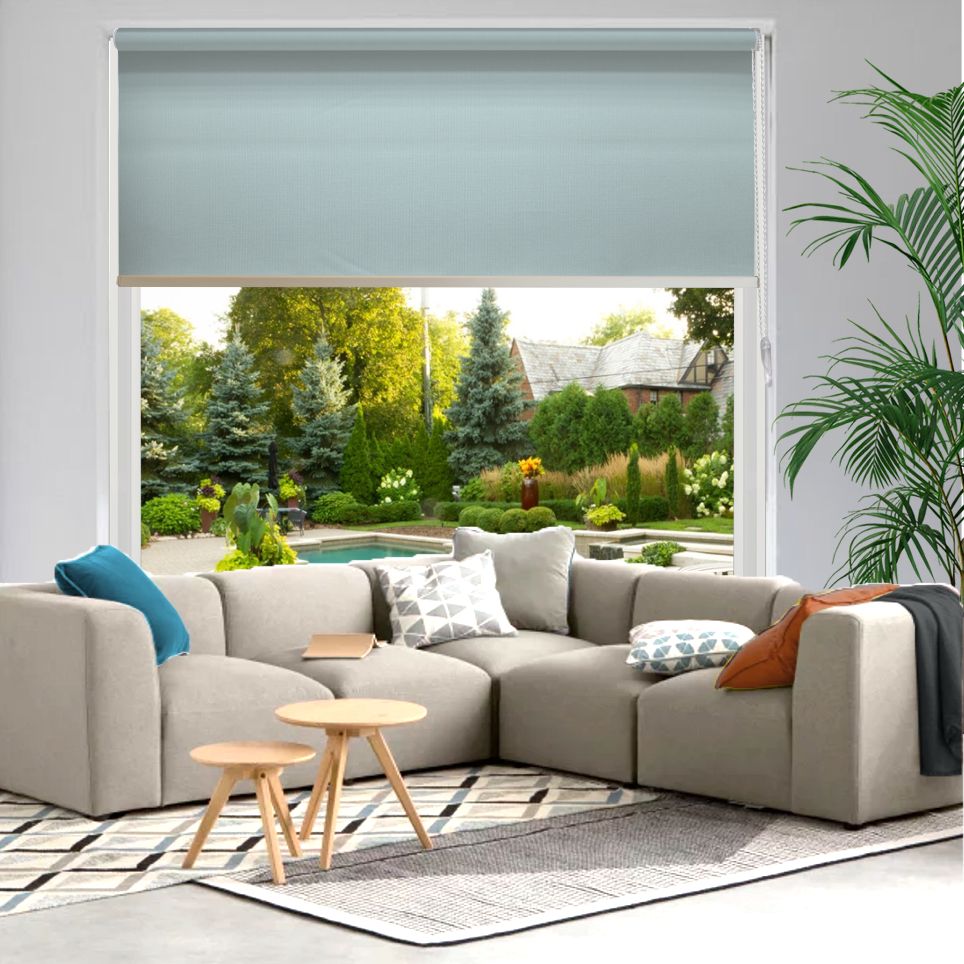 HEWO Rolgordijn velvet semitransparant sky product afbeelding