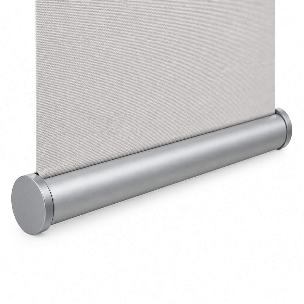 Onderlat rolgordijnen Rond metallic