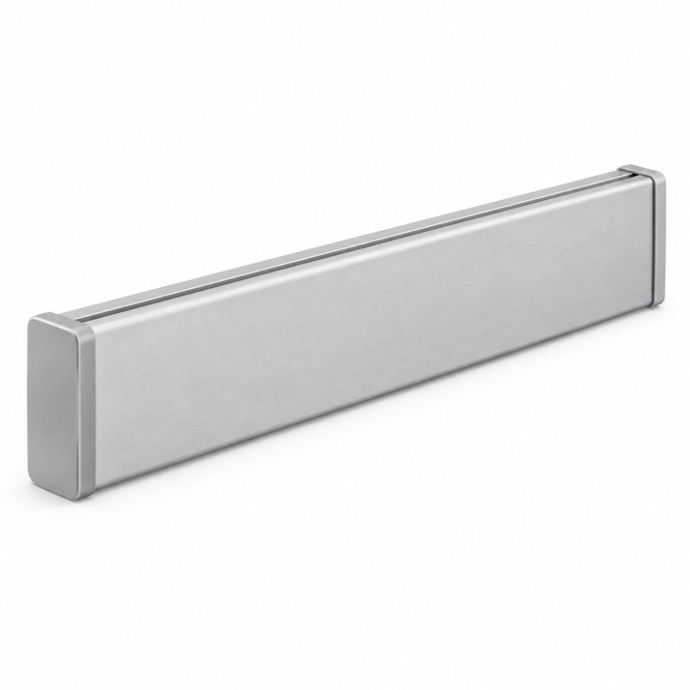Onderlat rolgordijnen Recht 4cm aluminium